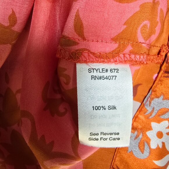 CAbi Pink and Red Tank Top - Picture 6 of 8